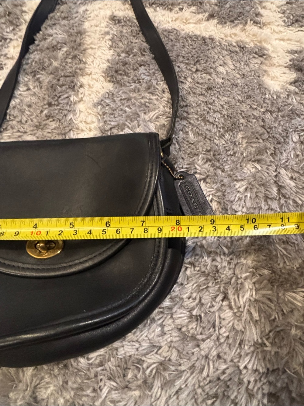 Vintage Watson black leather coach purse. - Picture 6 of 8